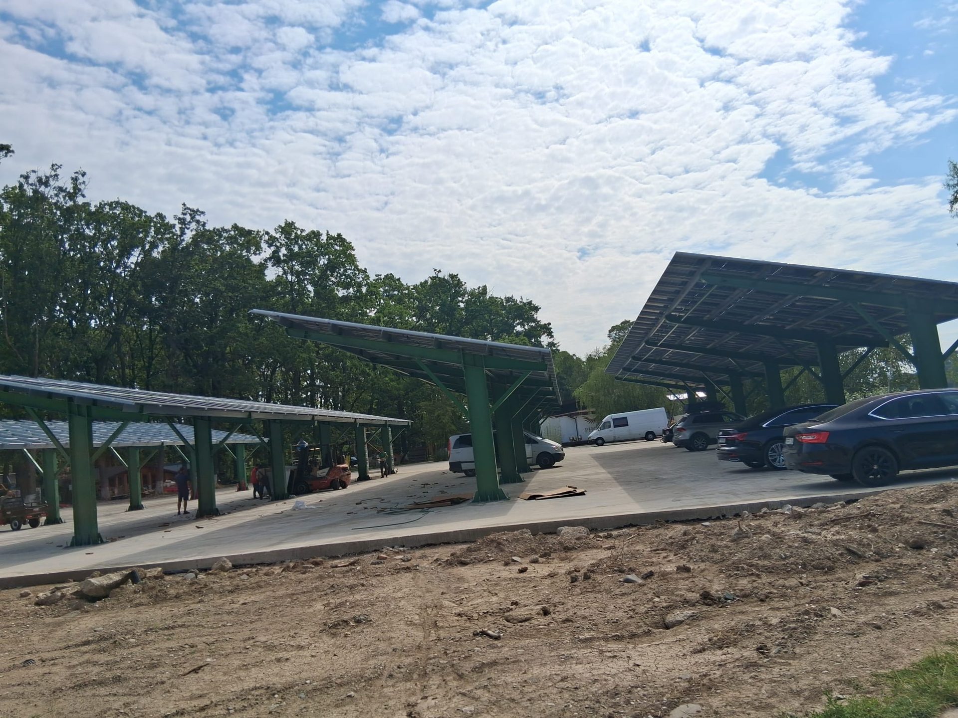 Parcare acoperită – vedere de ansamblu