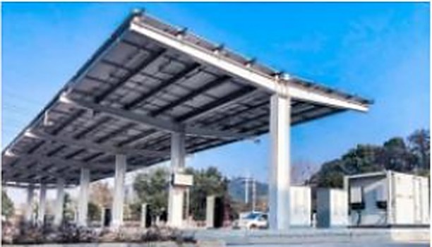 Carport cu două versante — imagine din catalogul producătorului